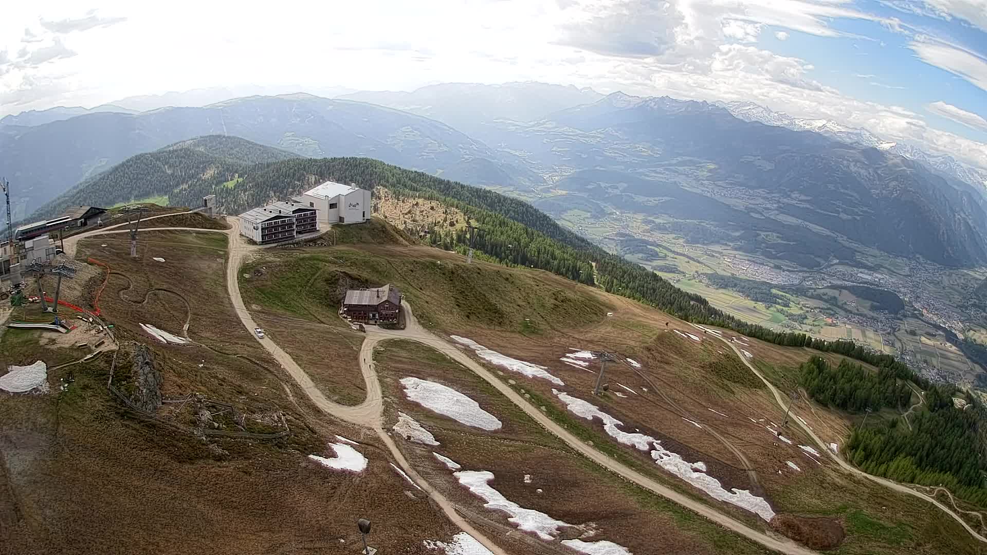 Smučišče Kronplatz – vrh | pogled na Bruneck