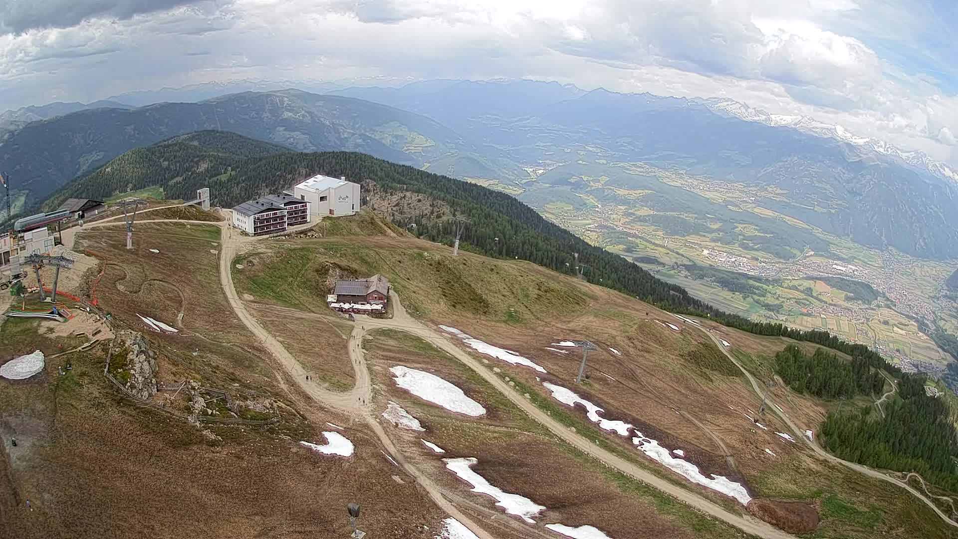 Smučišče Kronplatz – vrh | pogled na Bruneck