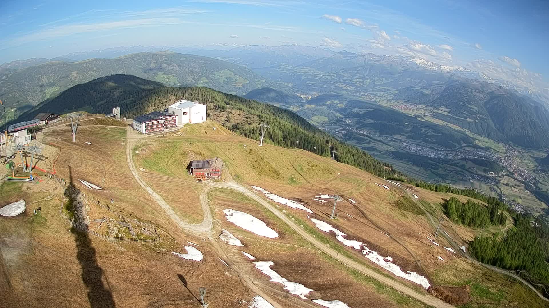 Kronplatz peak Ski resort | view to Bruneck