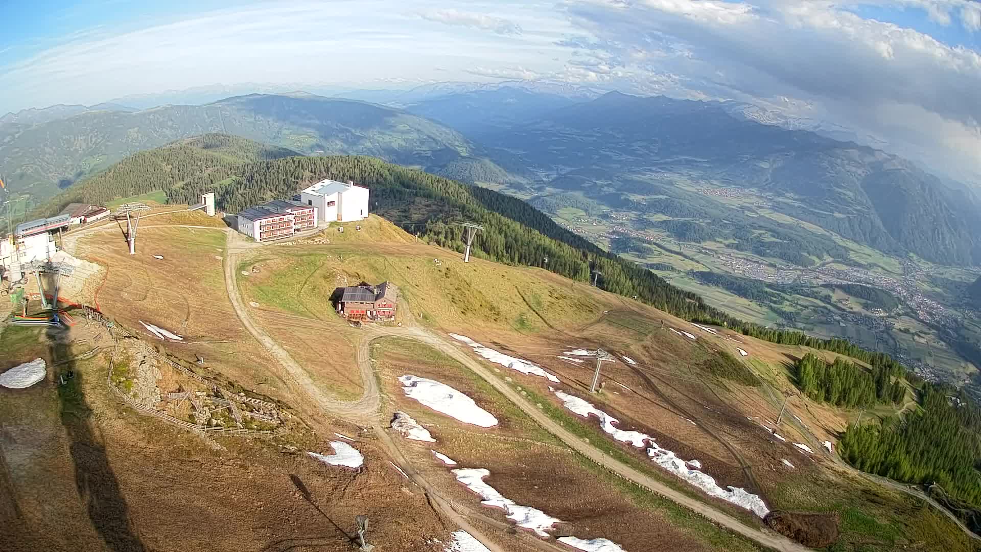 Smučišče Kronplatz – vrh | pogled na Bruneck