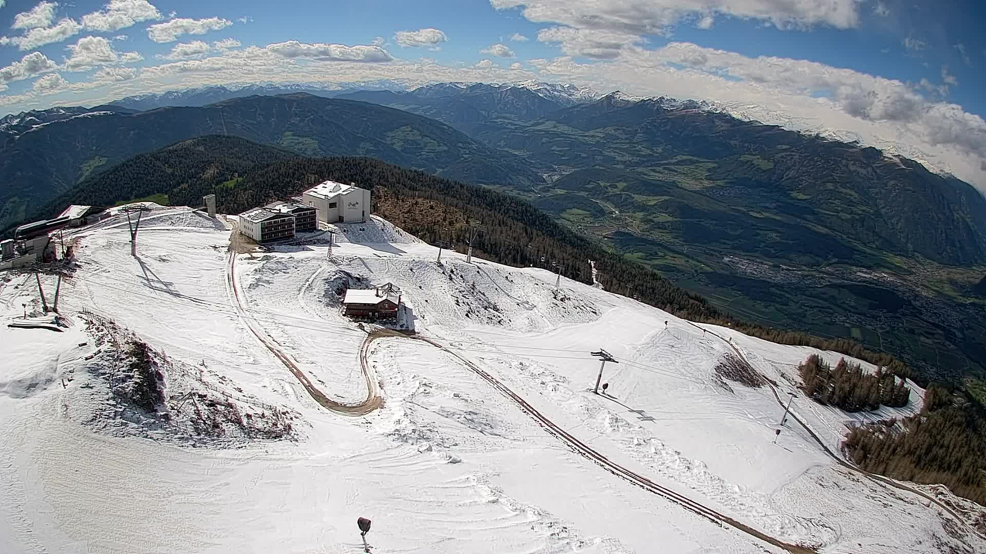 Smučišče Kronplatz – vrh | pogled na Bruneck