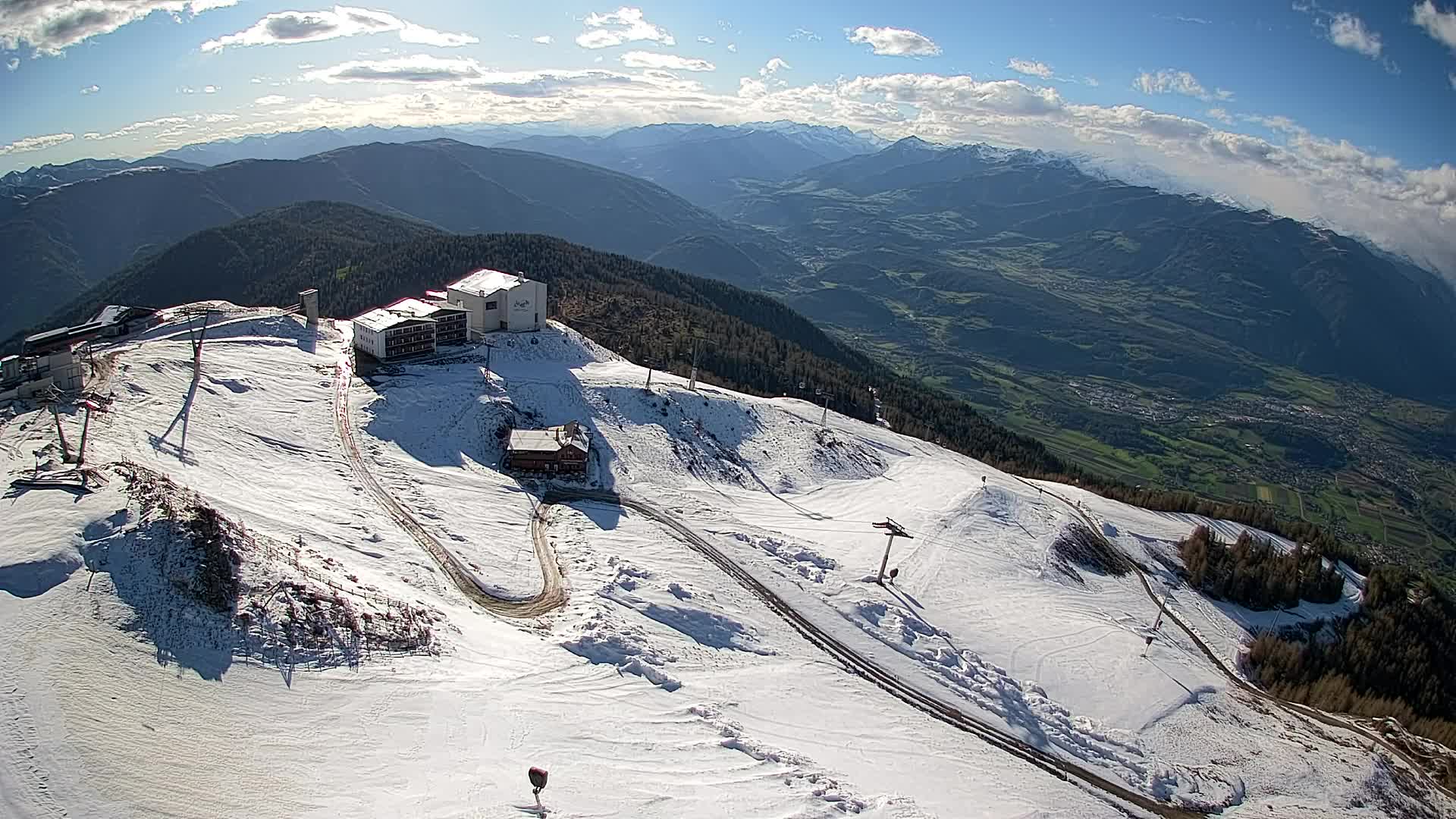 Smučišče Kronplatz – vrh | pogled na Bruneck