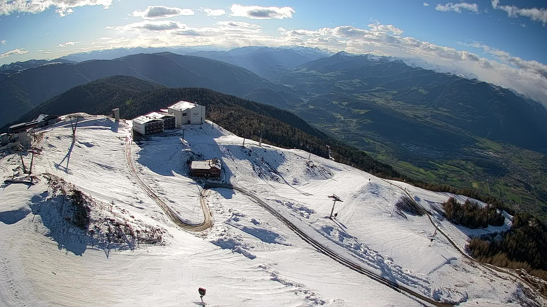 Kronplatz peak Ski resort | view to Bruneck