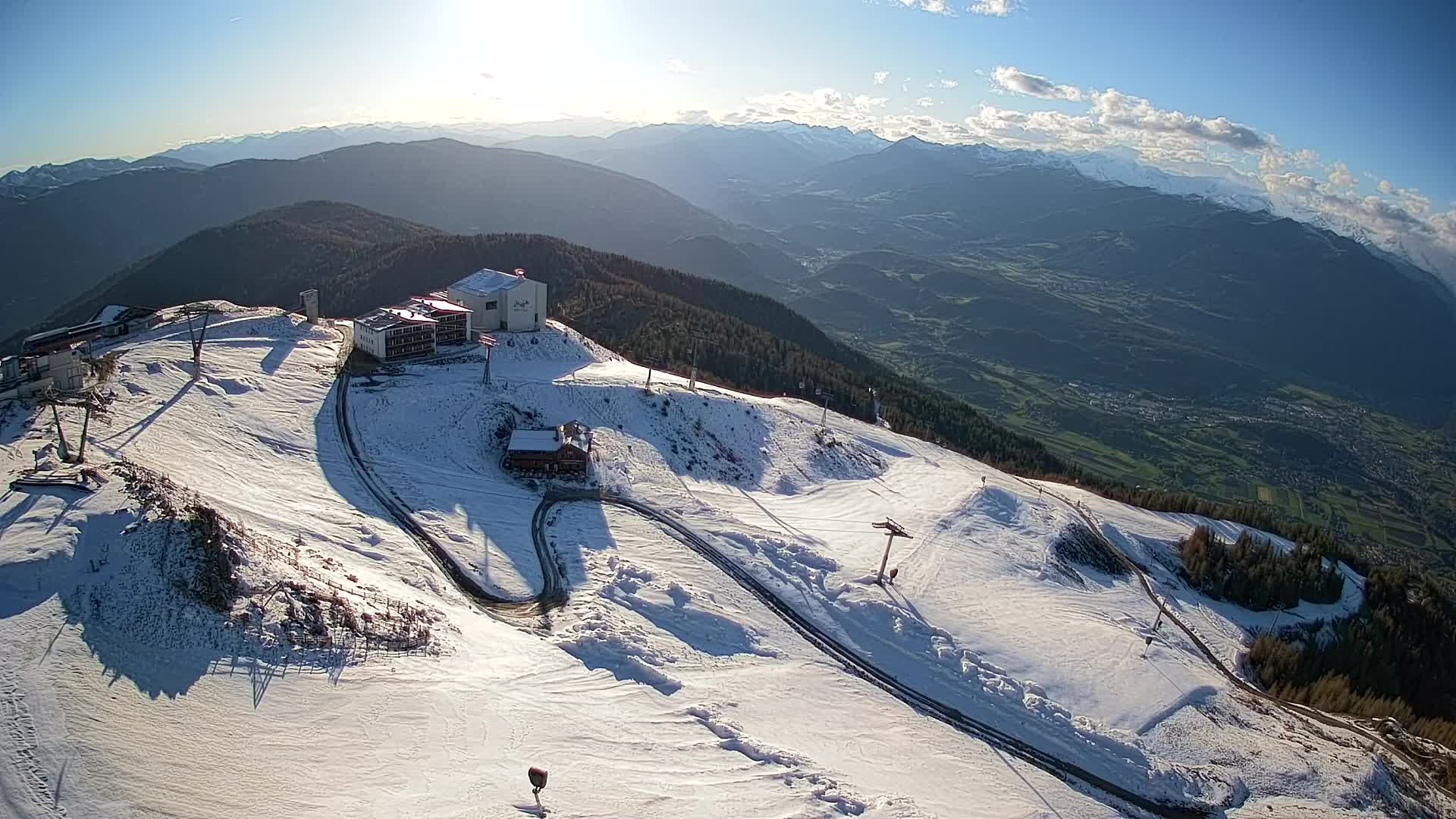 Stazione sciistica di Plan de Corones | vista su Brunico