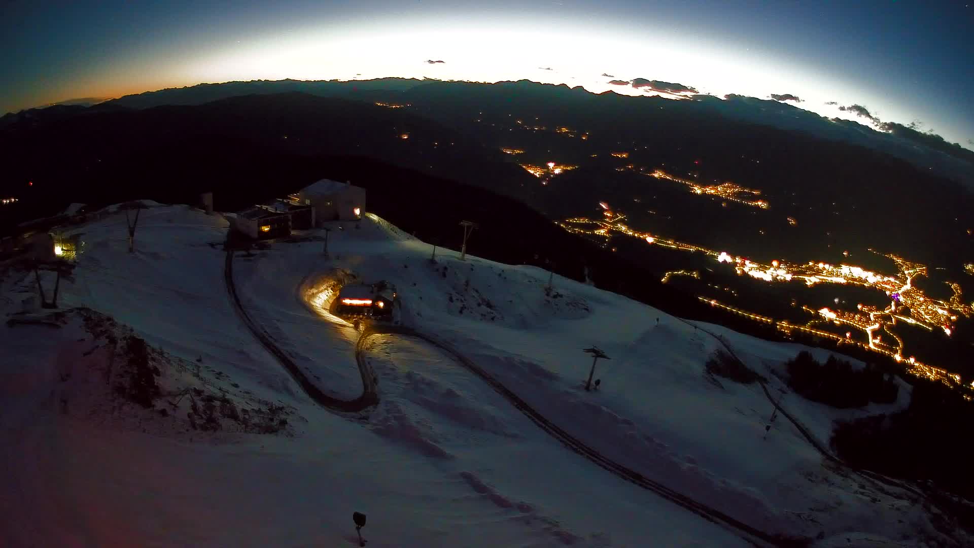 Smučišče Kronplatz – vrh | pogled na Bruneck