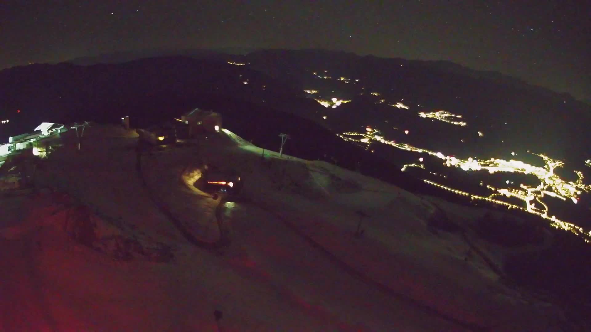 Station de ski Kronplatz sommet | vue sur Brunico