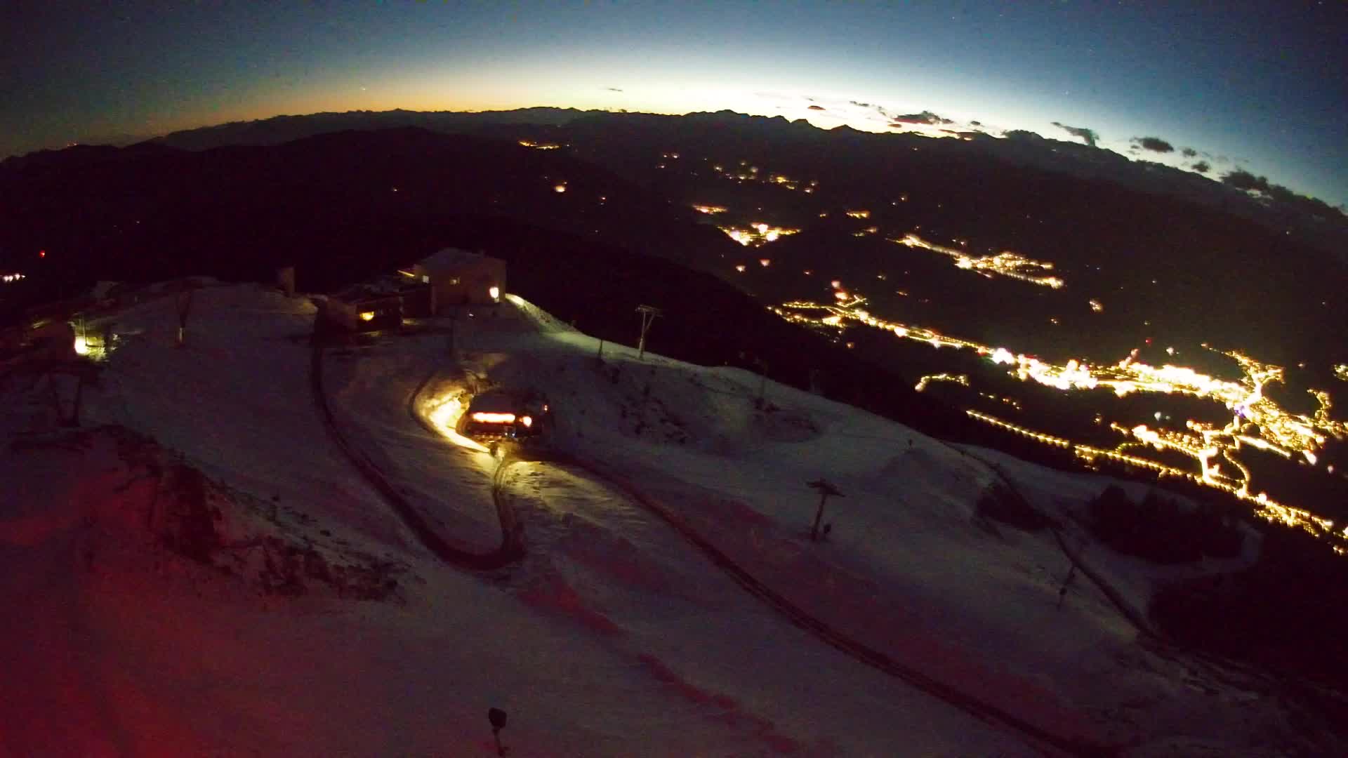 Smučišče Kronplatz – vrh | pogled na Bruneck