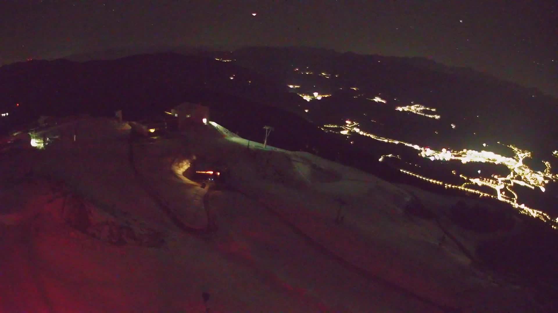 Station de ski Kronplatz sommet | vue sur Brunico