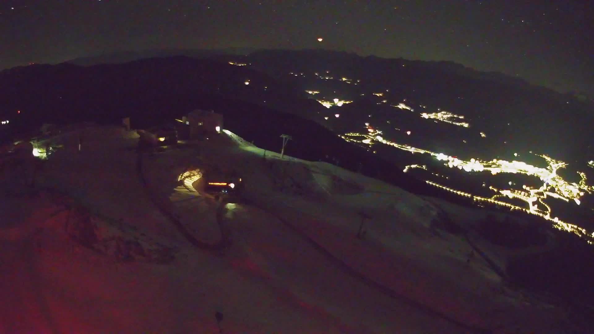 Skigebiet Kronplatz Gipfel | Blick auf Bruneck