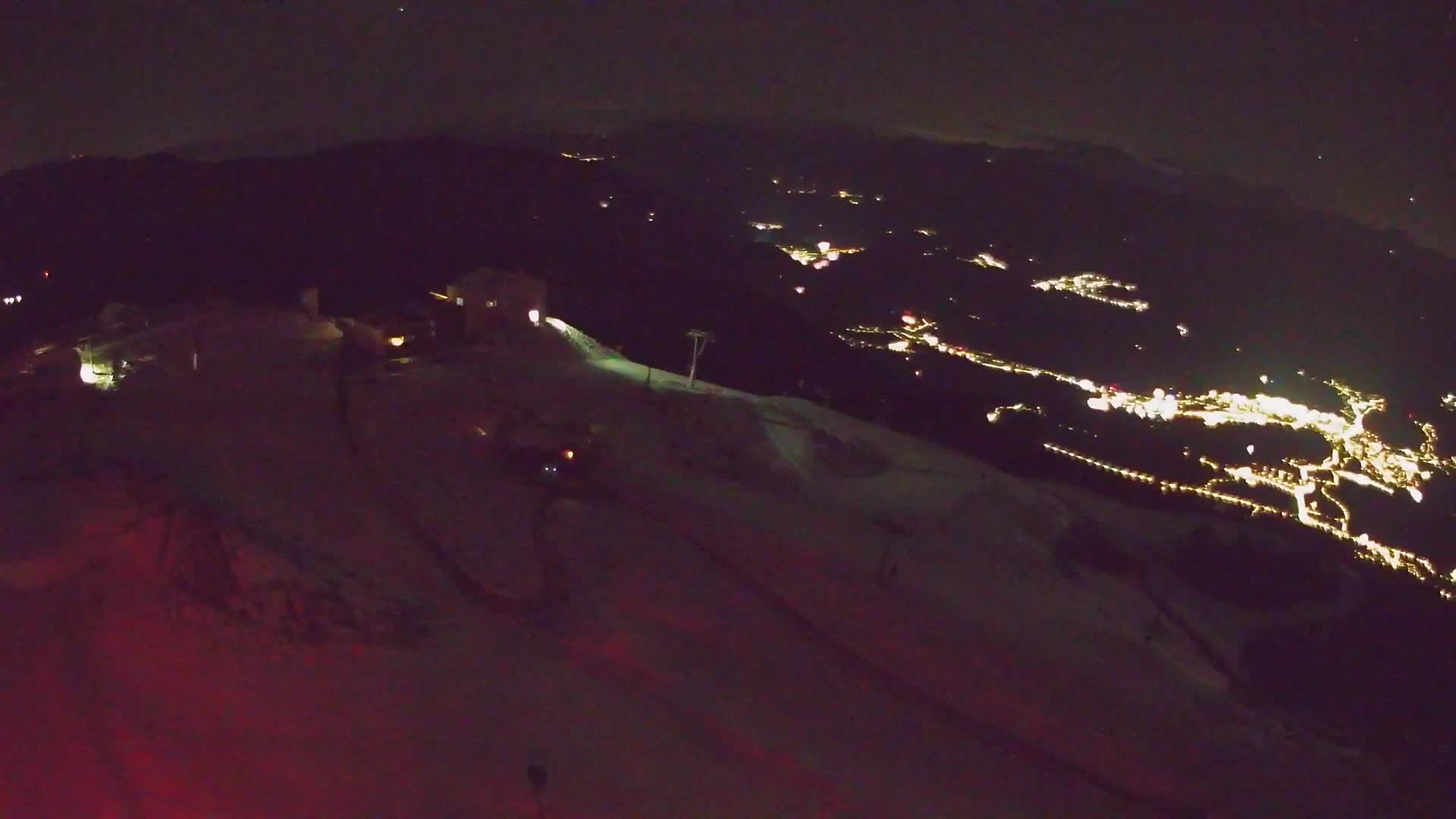 Station de ski Kronplatz sommet | vue sur Brunico