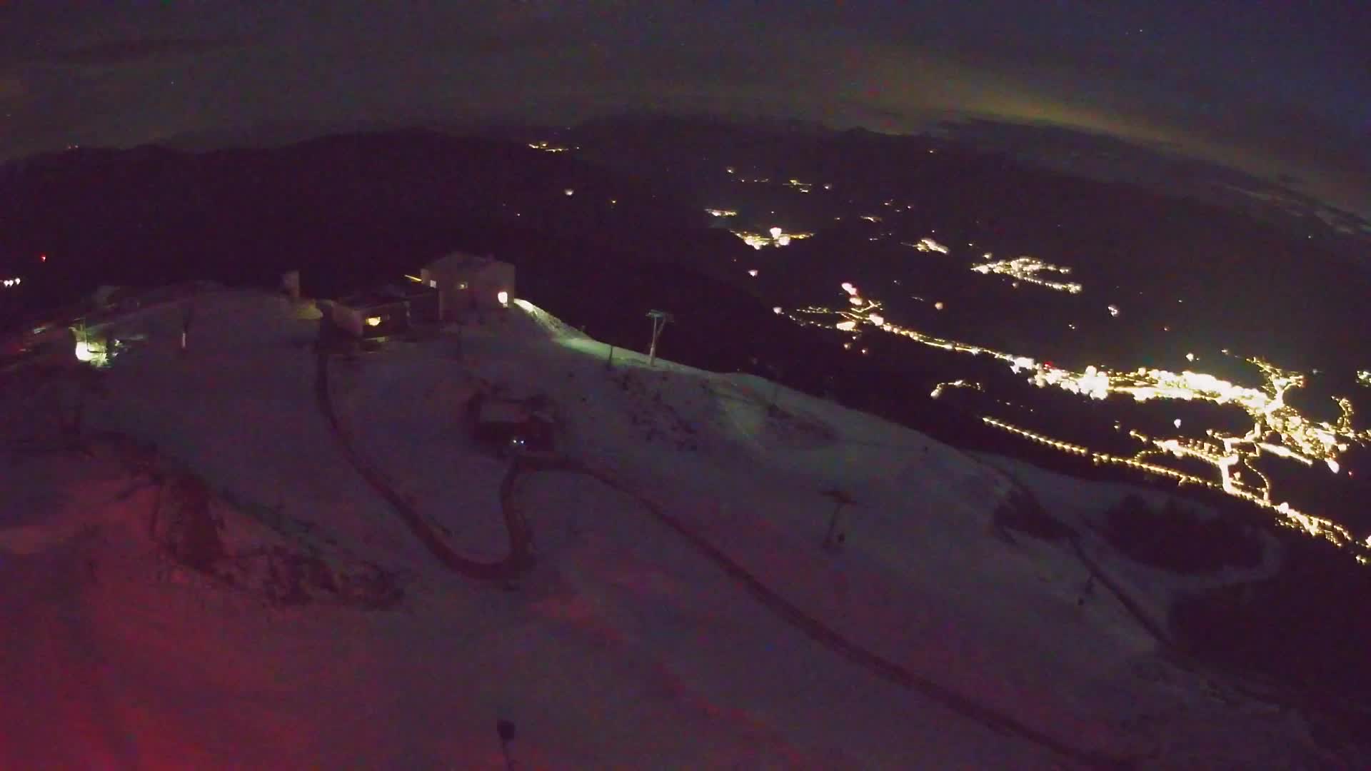 Kronplatz peak Ski resort | view to Bruneck