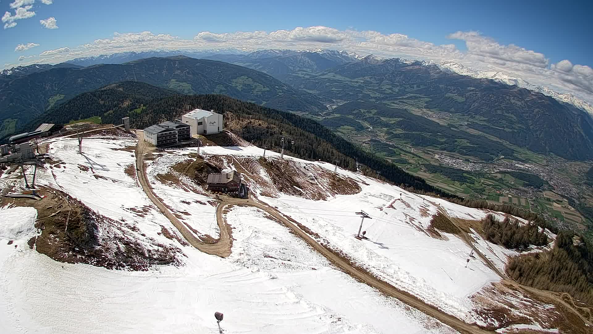 Smučišče Kronplatz – vrh | pogled na Bruneck
