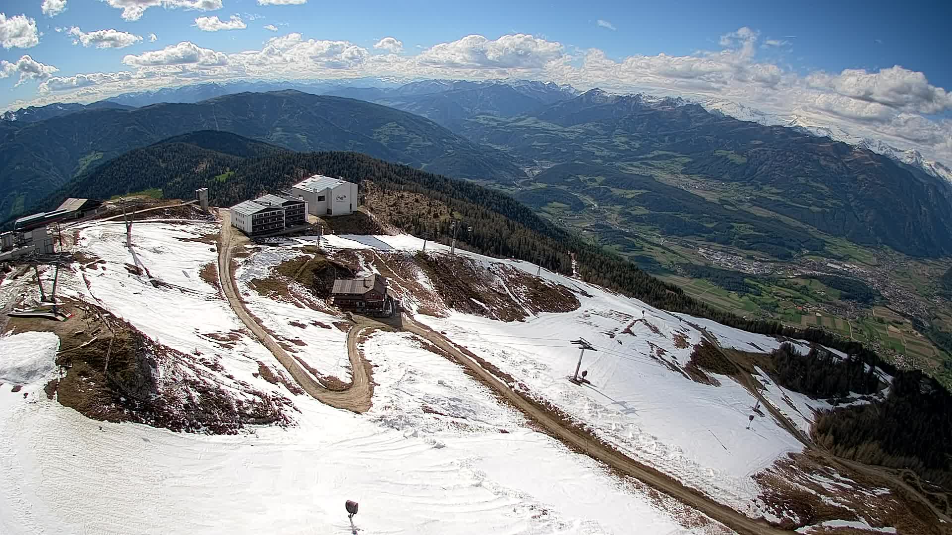 Kronplatz peak Ski resort | view to Bruneck