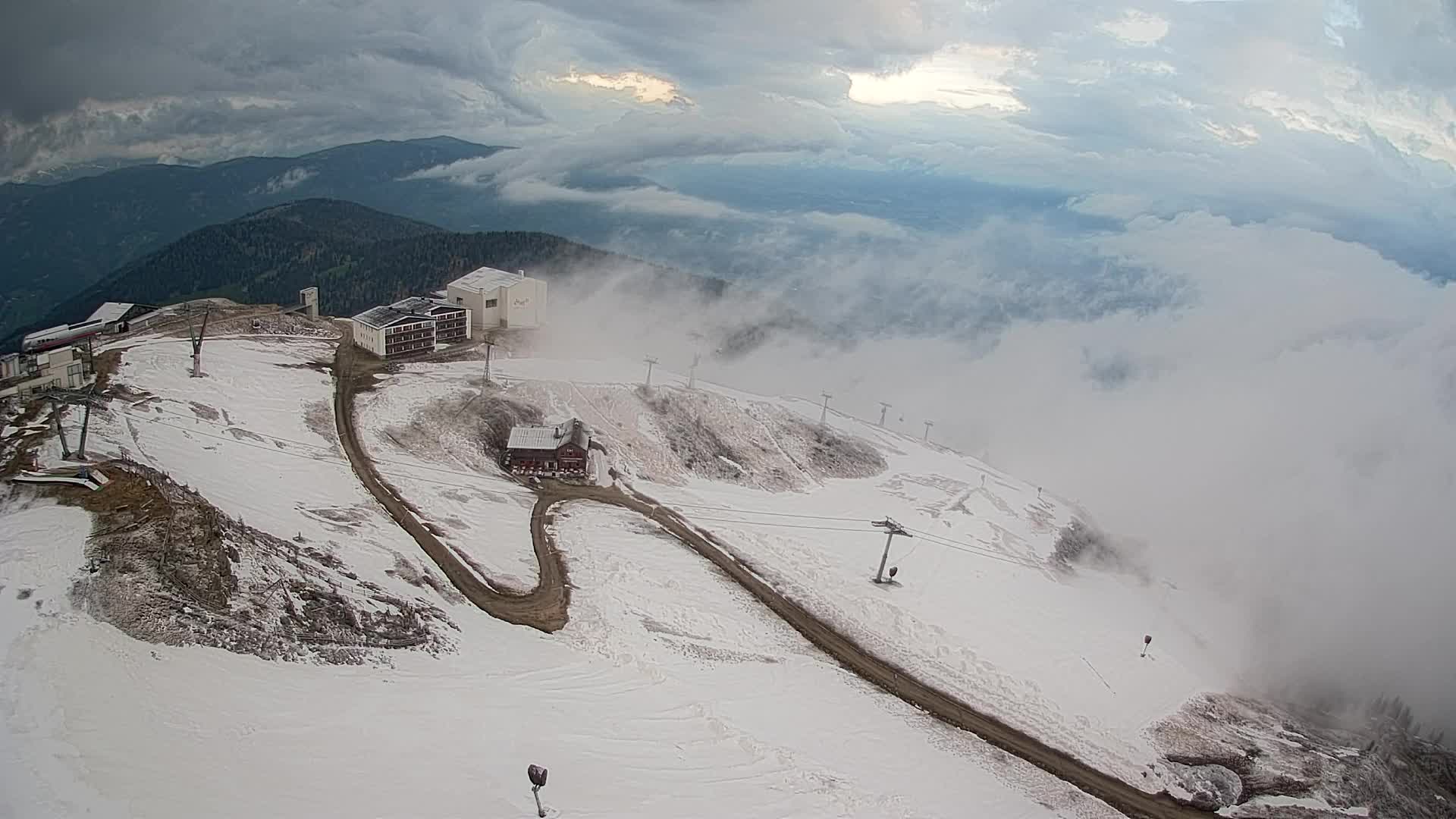 Kronplatz peak Ski resort | view to Bruneck