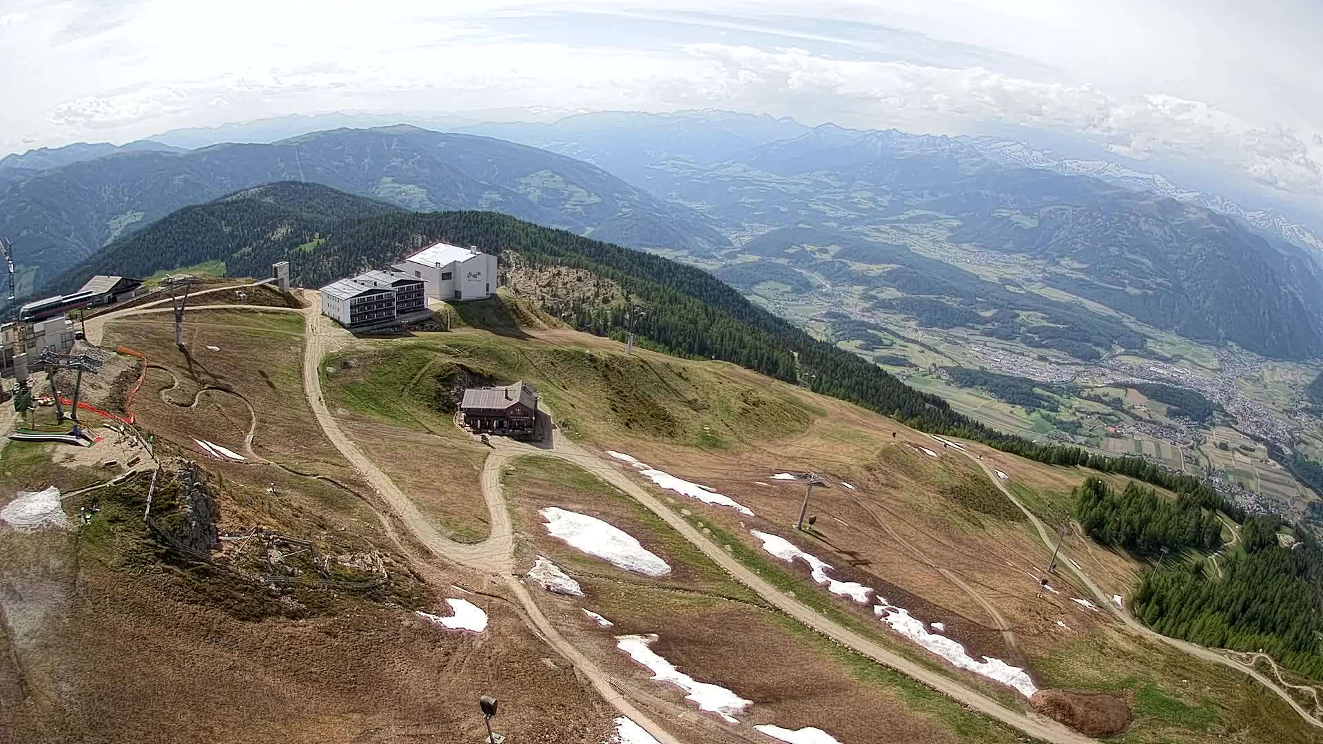 Smučišče Kronplatz – vrh | pogled na Bruneck