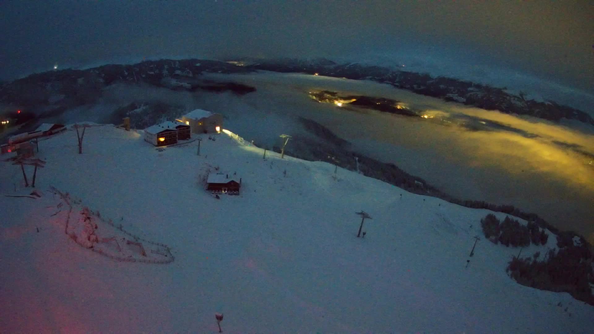 Skigebiet Kronplatz Gipfel | Blick auf Bruneck