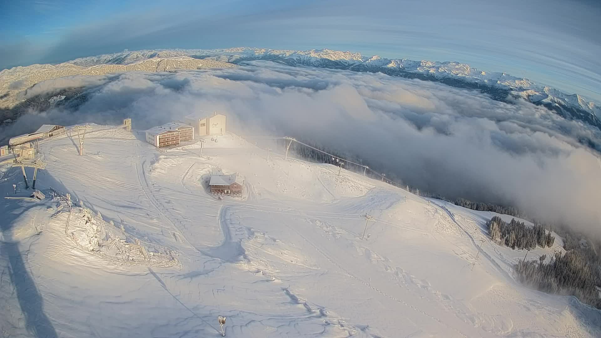 Smučišče Kronplatz – vrh | pogled na Bruneck