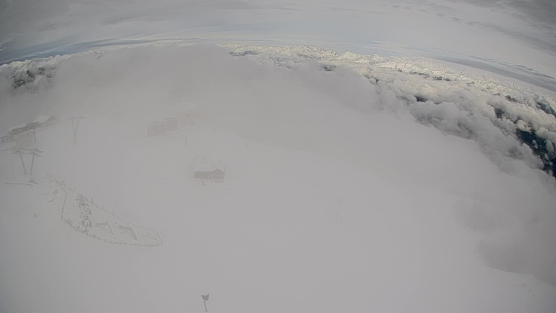 Station de ski Kronplatz sommet | vue sur Brunico