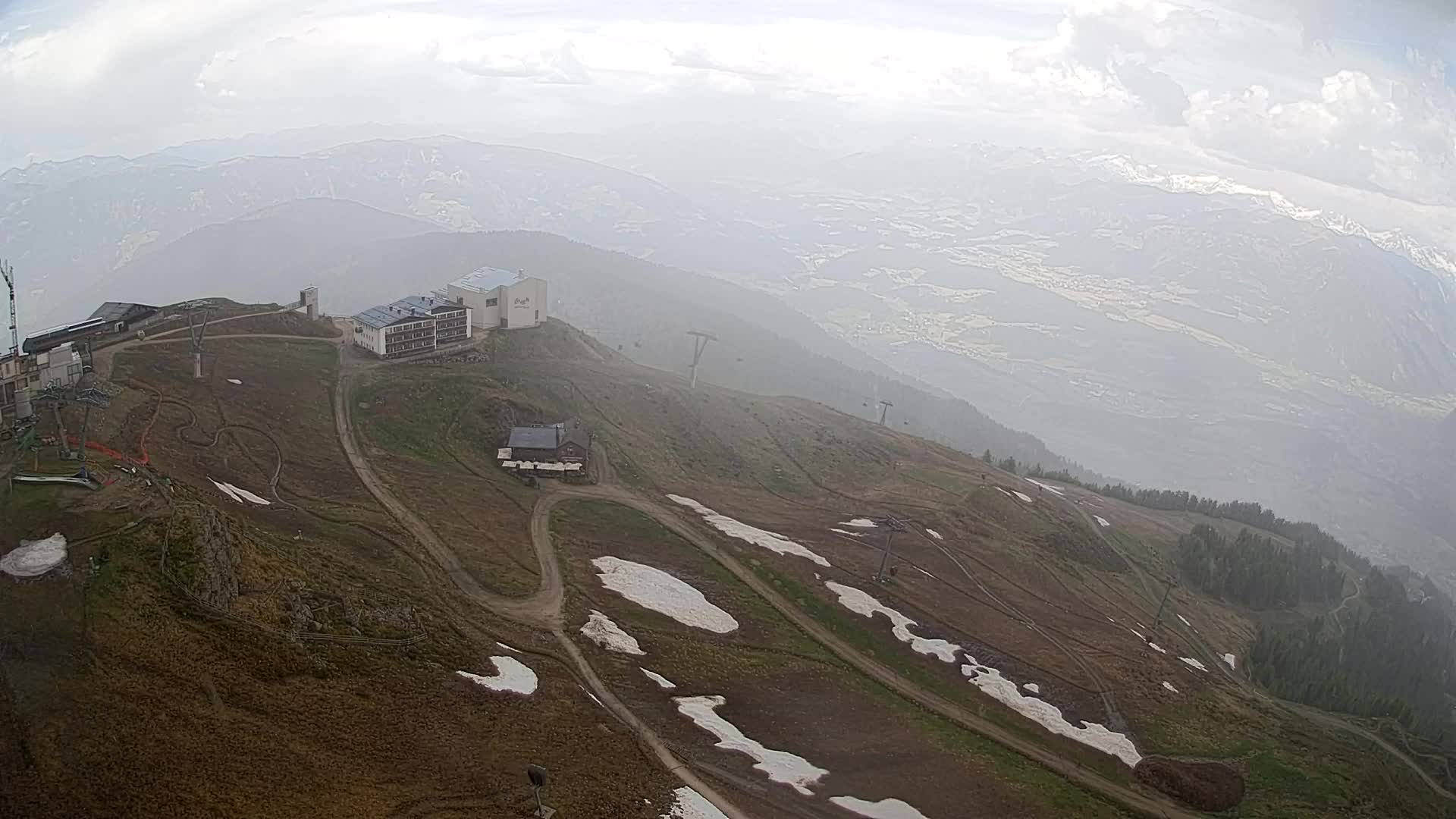 Kronplatz peak Ski resort | view to Bruneck