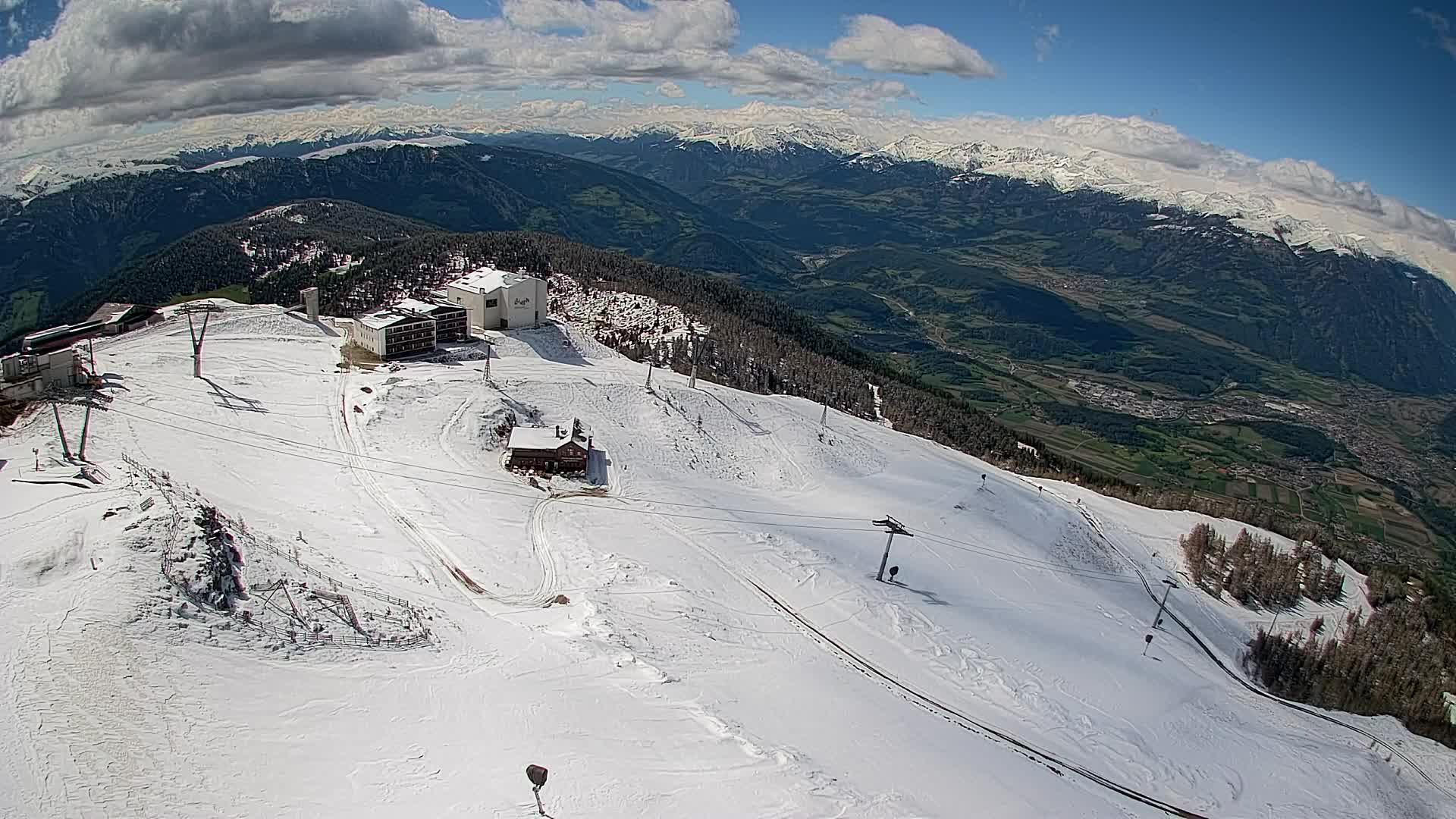 Kronplatz peak Ski resort | view to Bruneck