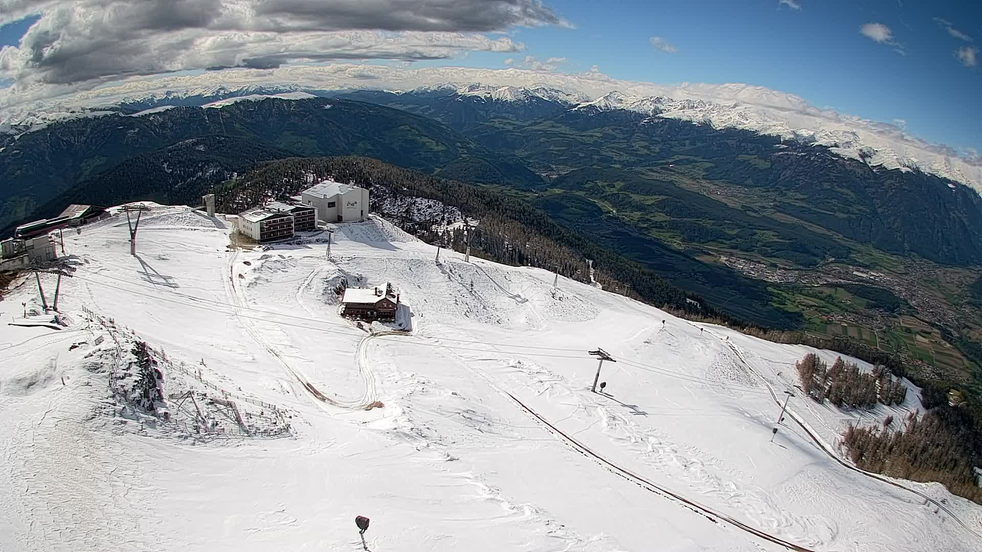 Smučišče Kronplatz – vrh | pogled na Bruneck