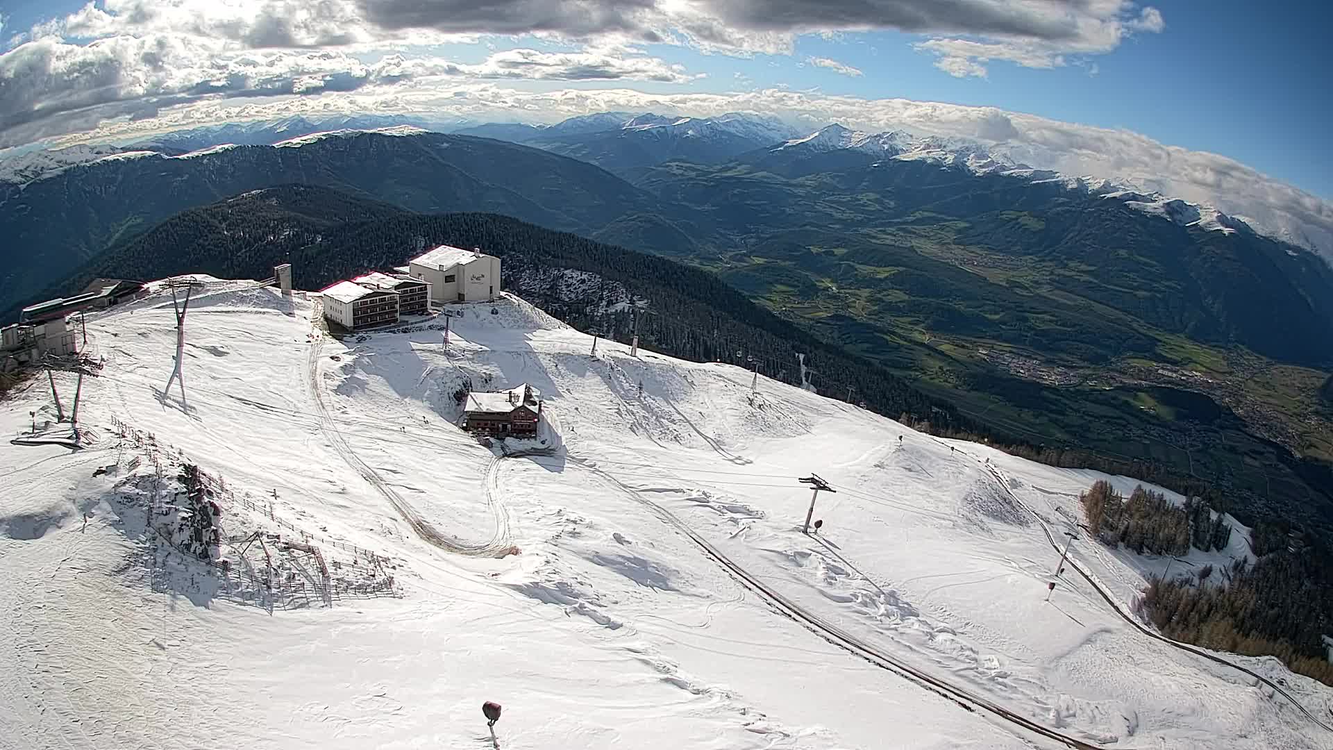 Kronplatz peak Ski resort | view to Bruneck