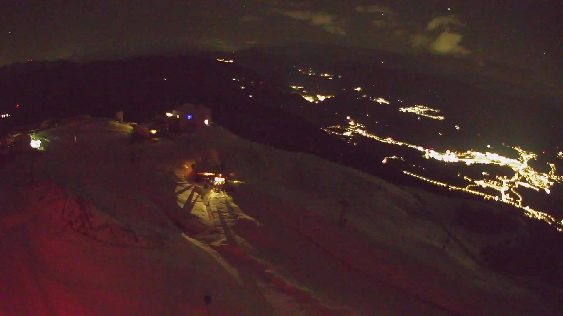 Kronplatz peak Ski resort | view to Bruneck
