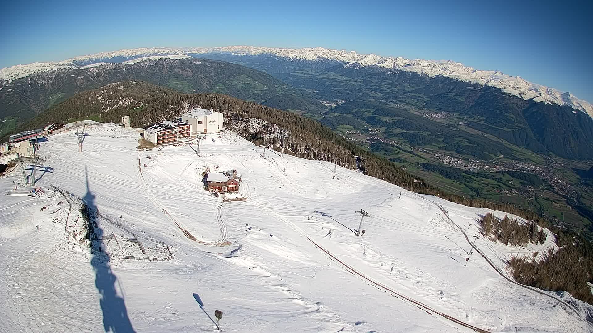 Kronplatz peak Ski resort | view to Bruneck