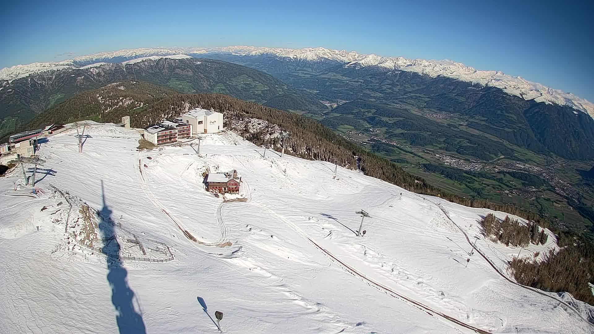 Kronplatz peak Ski resort | view to Bruneck