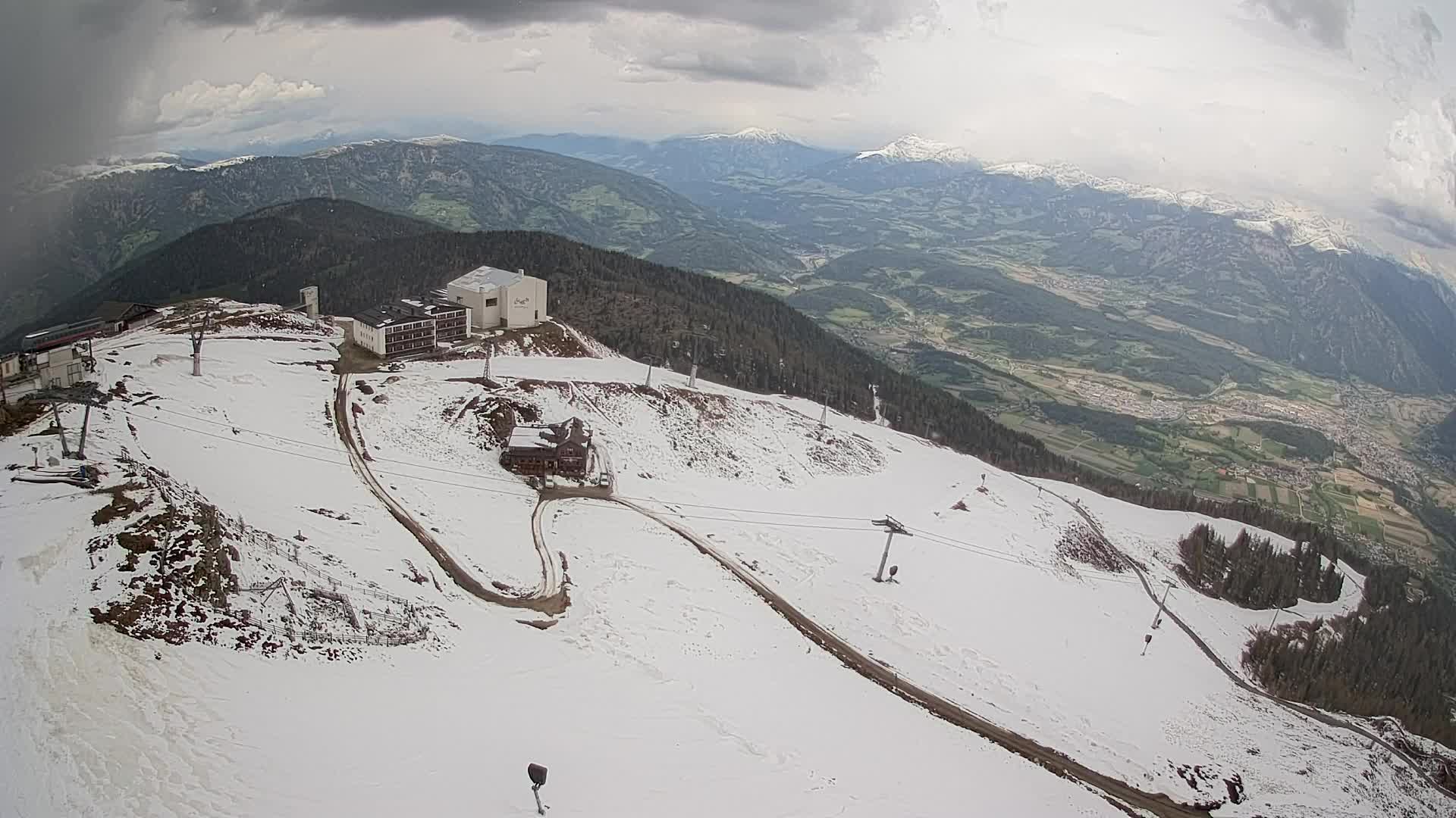Kronplatz peak Ski resort | view to Bruneck