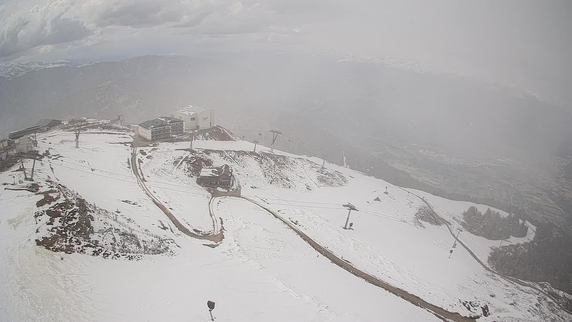 Kronplatz peak Ski resort | view to Bruneck