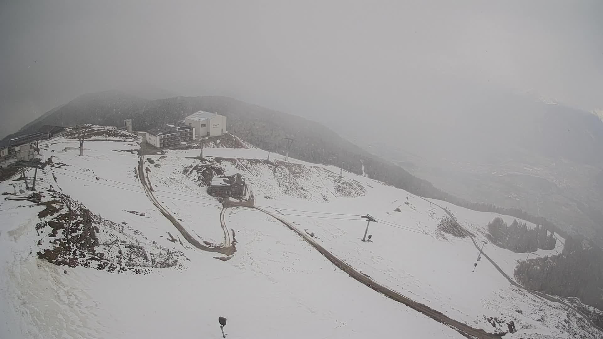 Station de ski Kronplatz sommet | vue sur Brunico