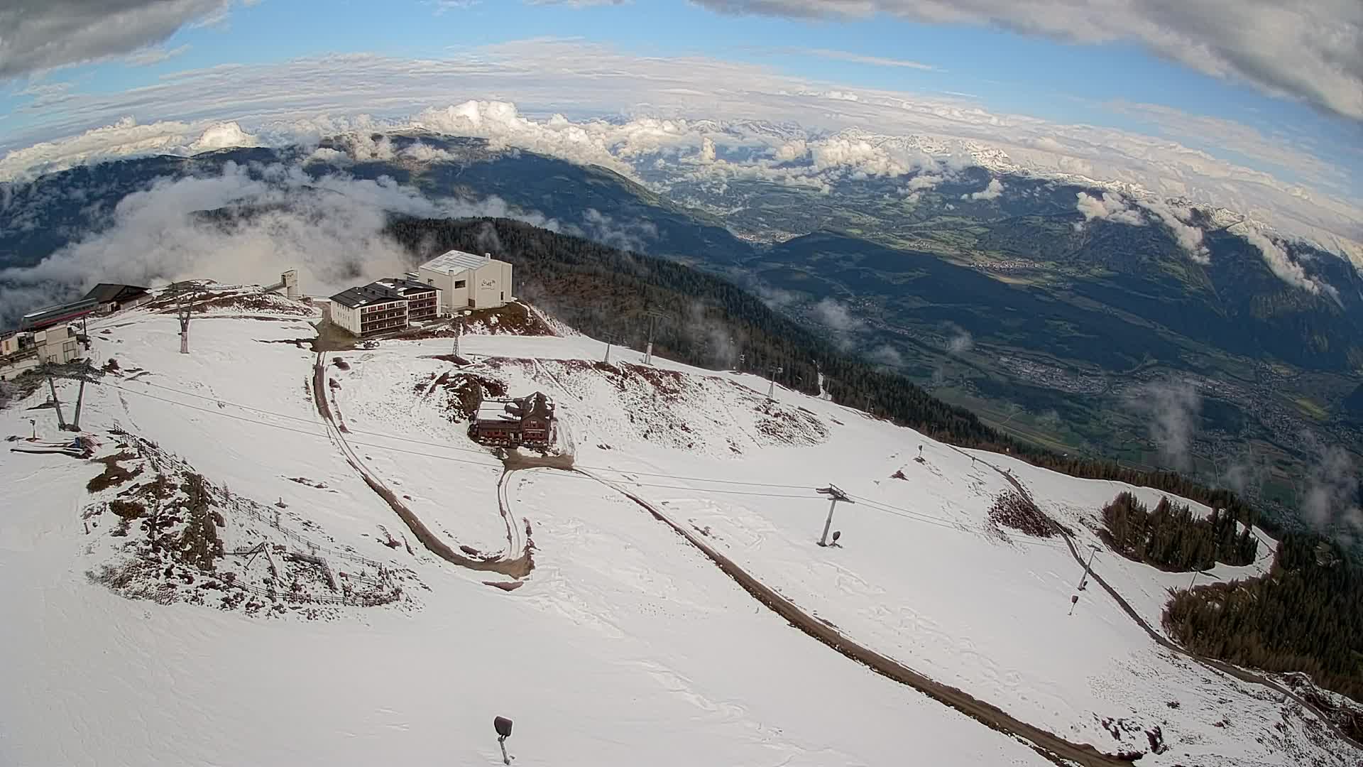 Smučišče Kronplatz – vrh | pogled na Bruneck