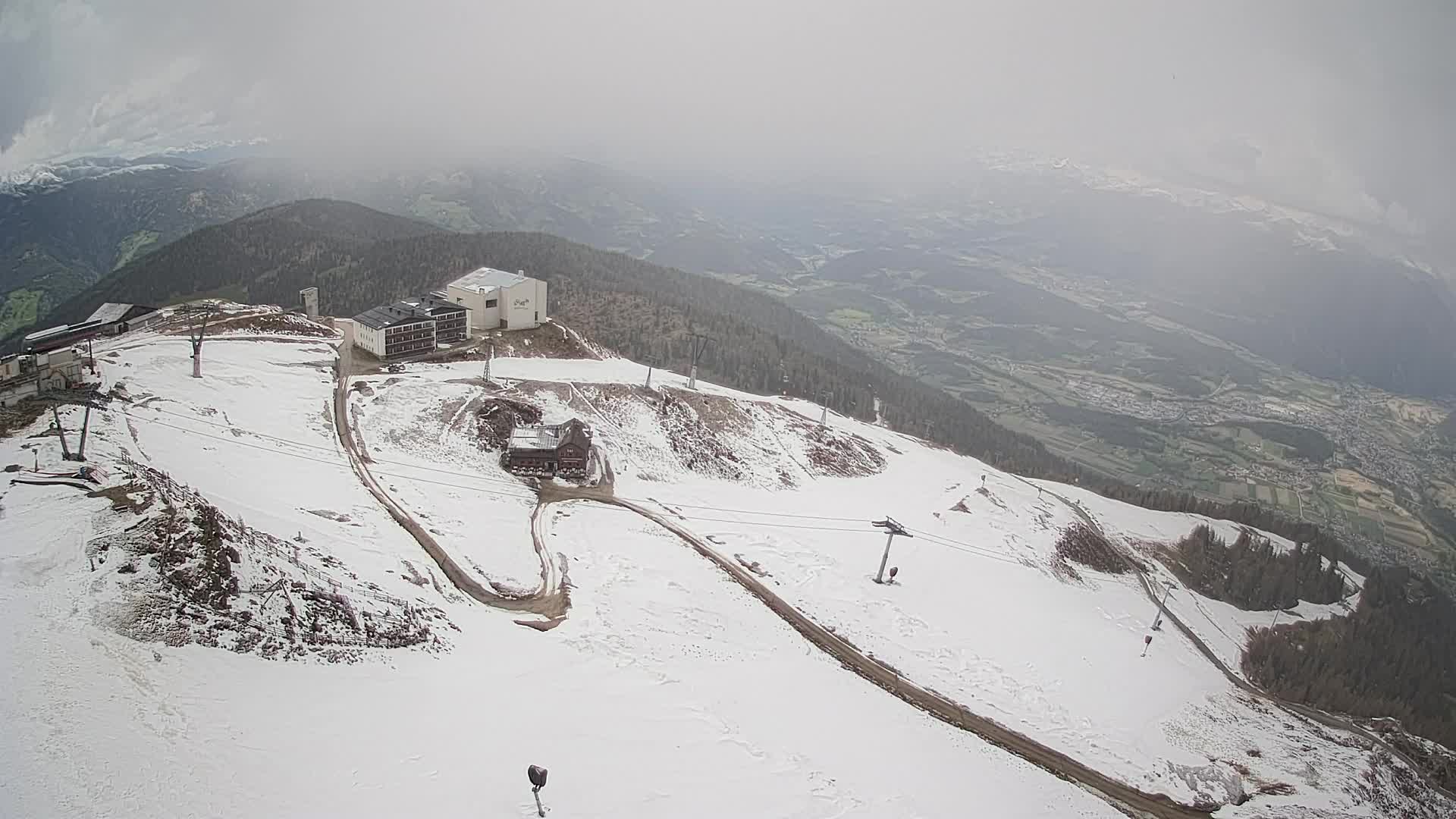 Kronplatz peak Ski resort | view to Bruneck