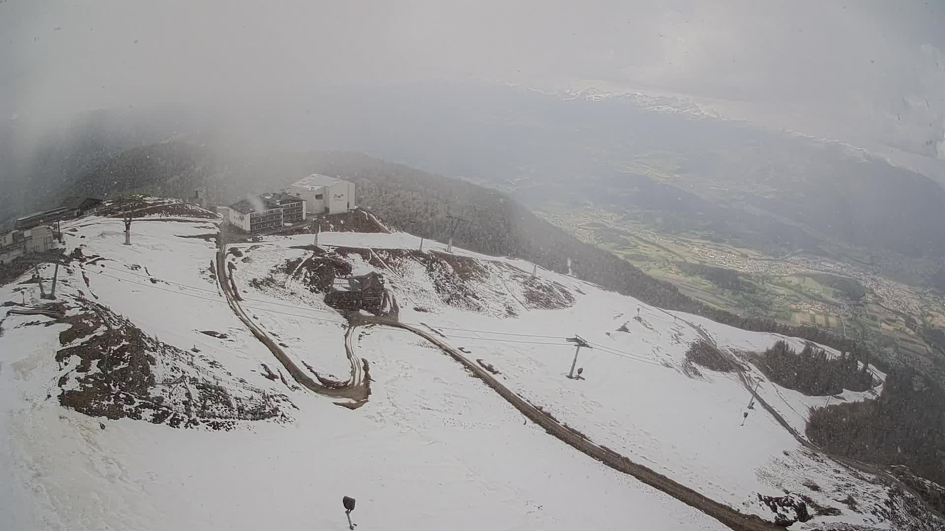 Kronplatz peak Ski resort | view to Bruneck