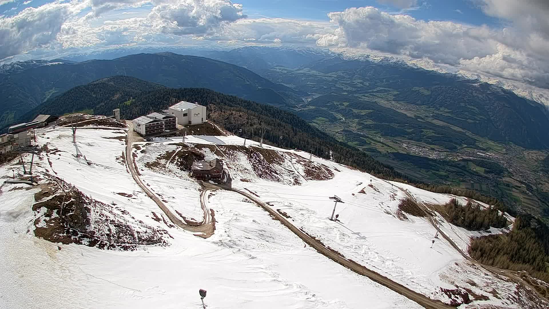 Kronplatz peak Ski resort | view to Bruneck