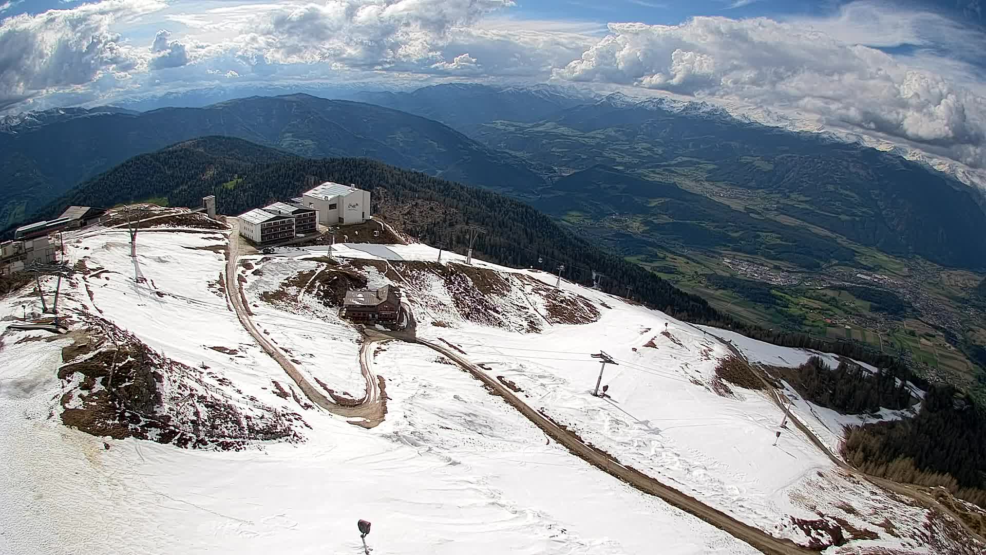 Smučišče Kronplatz – vrh | pogled na Bruneck