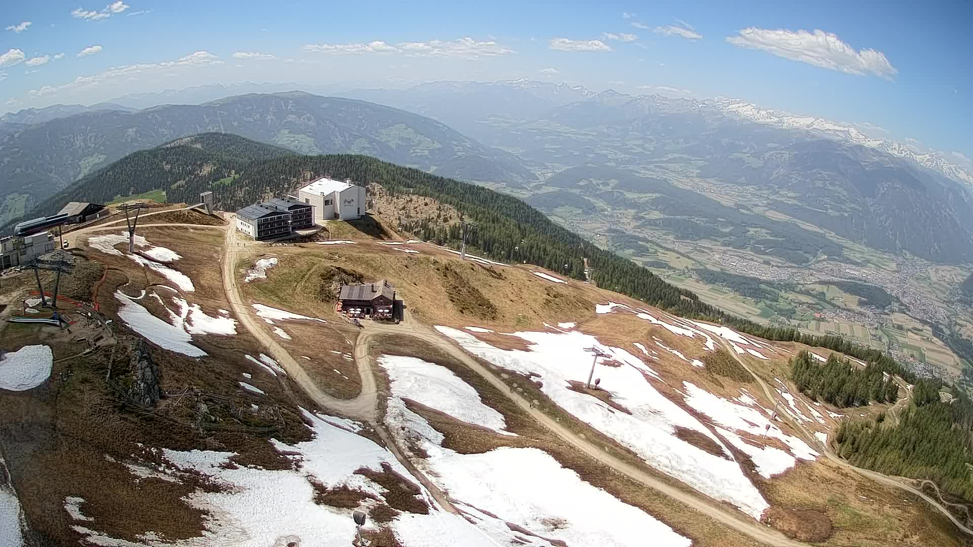 Kronplatz peak Ski resort | view to Bruneck