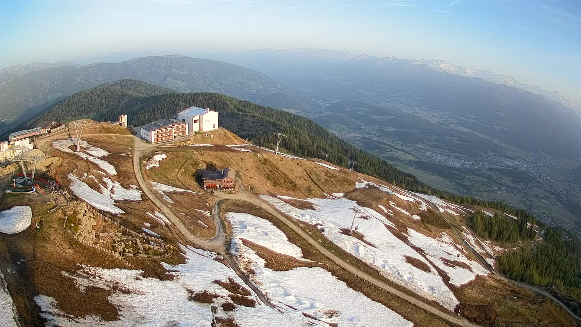 Smučišče Kronplatz – vrh | pogled na Bruneck