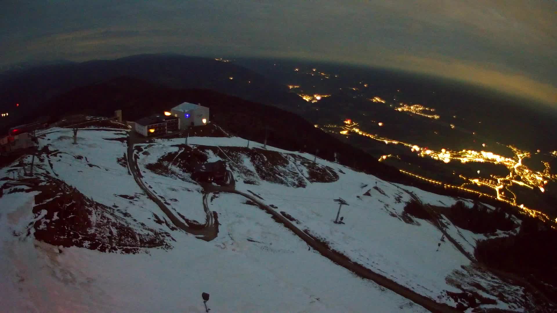 Kronplatz peak Ski resort | view to Bruneck