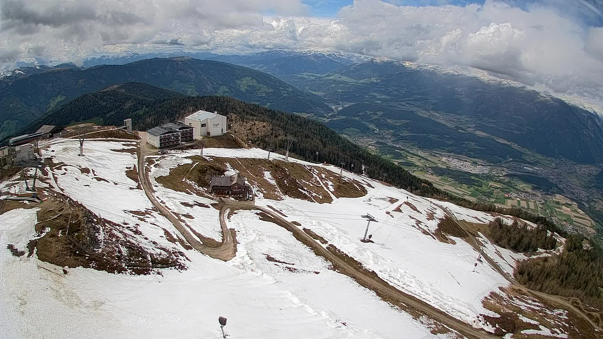 Smučišče Kronplatz – vrh | pogled na Bruneck