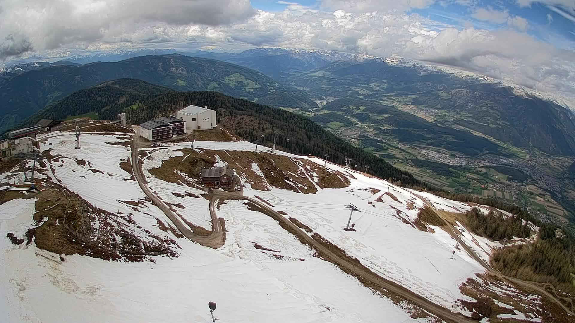Smučišče Kronplatz – vrh | pogled na Bruneck