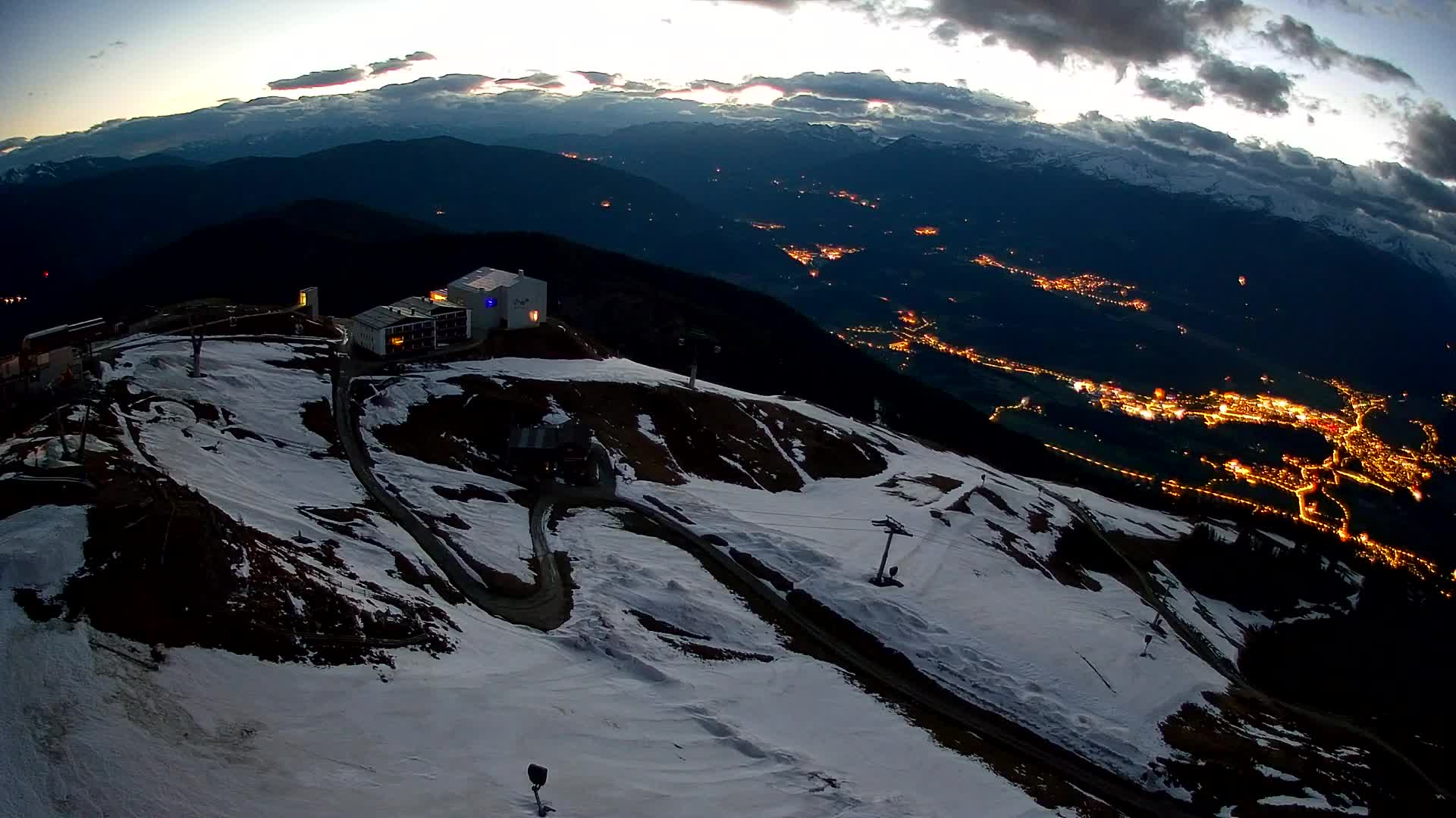 Kronplatz peak Ski resort | view to Bruneck