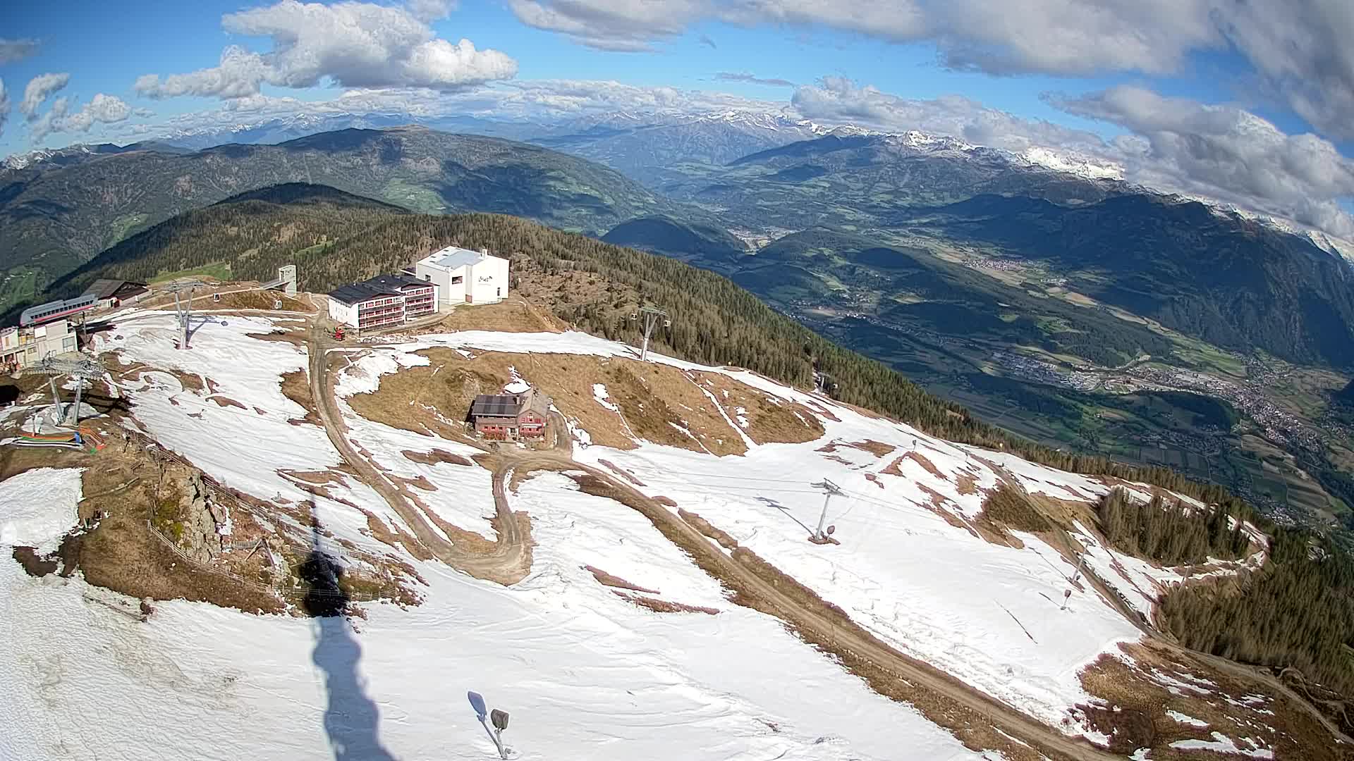 Smučišče Kronplatz – vrh | pogled na Bruneck
