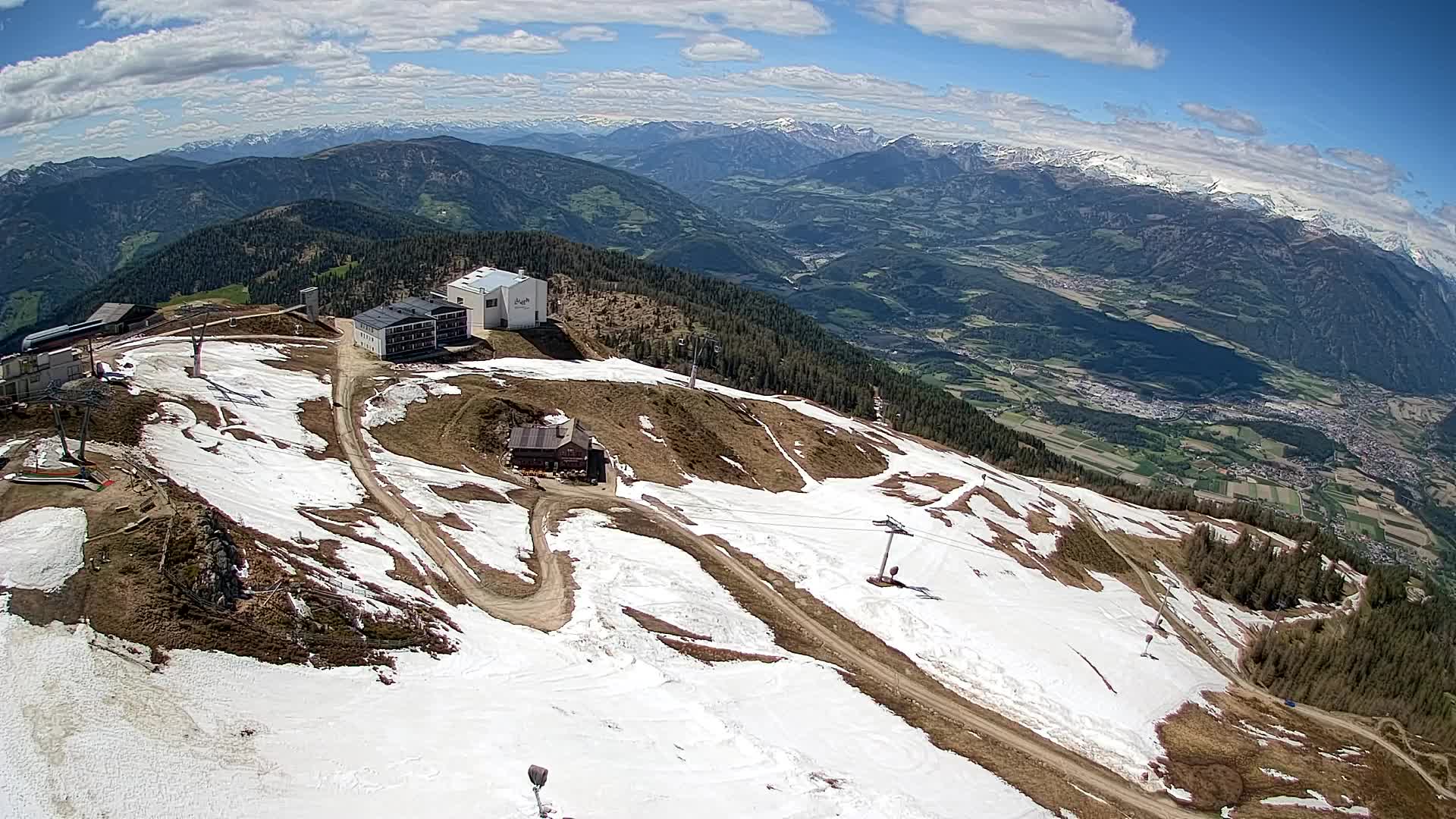Smučišče Kronplatz – vrh | pogled na Bruneck