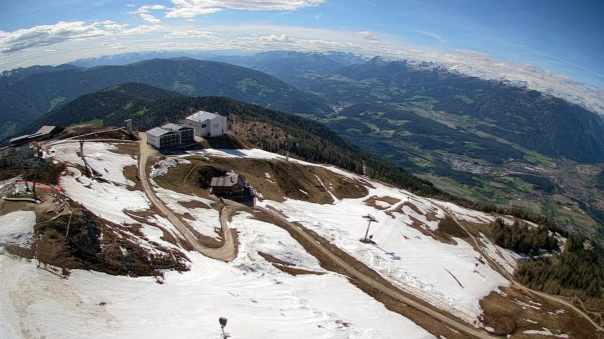 Smučišče Kronplatz – vrh | pogled na Bruneck