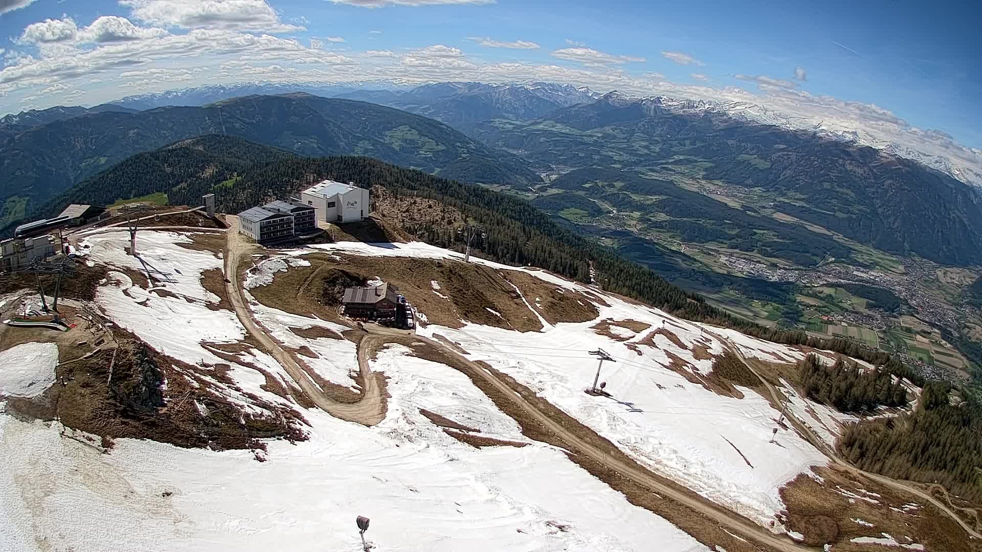 Kronplatz peak Ski resort | view to Bruneck
