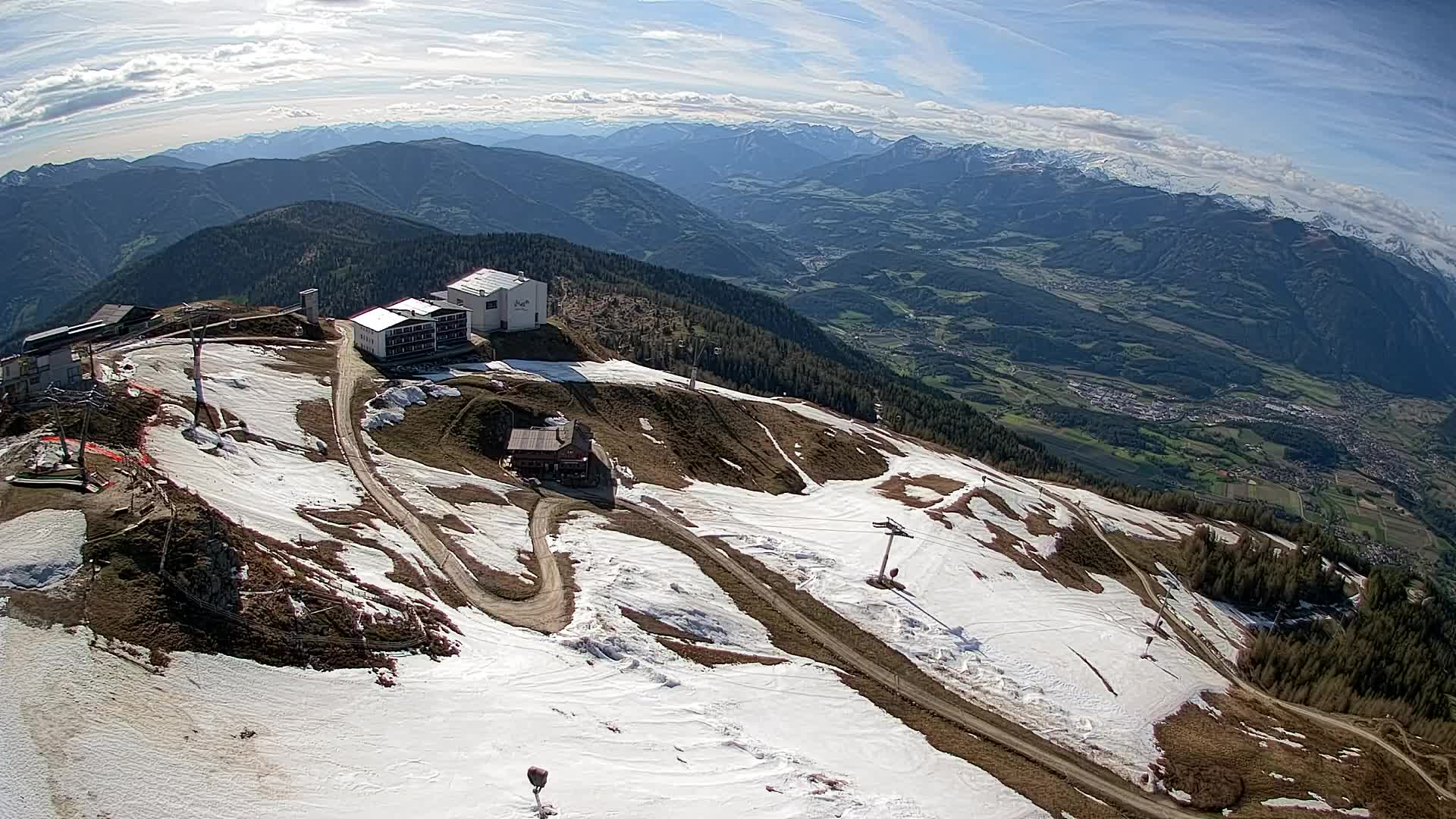 Smučišče Kronplatz – vrh | pogled na Bruneck