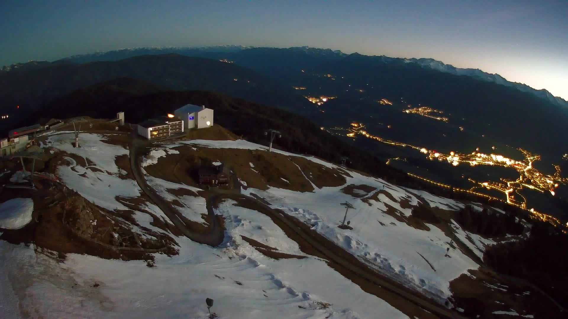 Kronplatz peak Ski resort | view to Bruneck