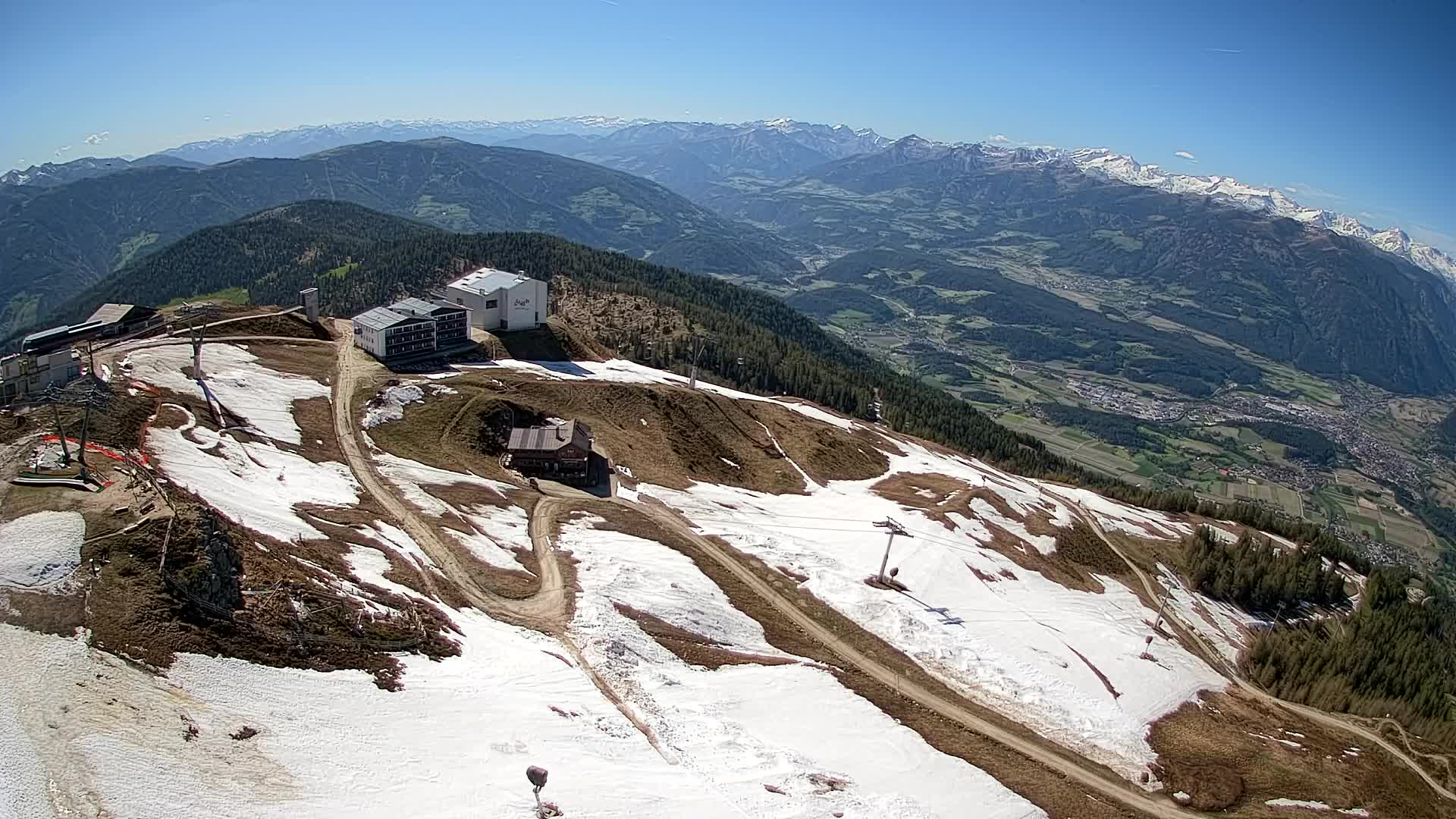 Smučišče Kronplatz – vrh | pogled na Bruneck
